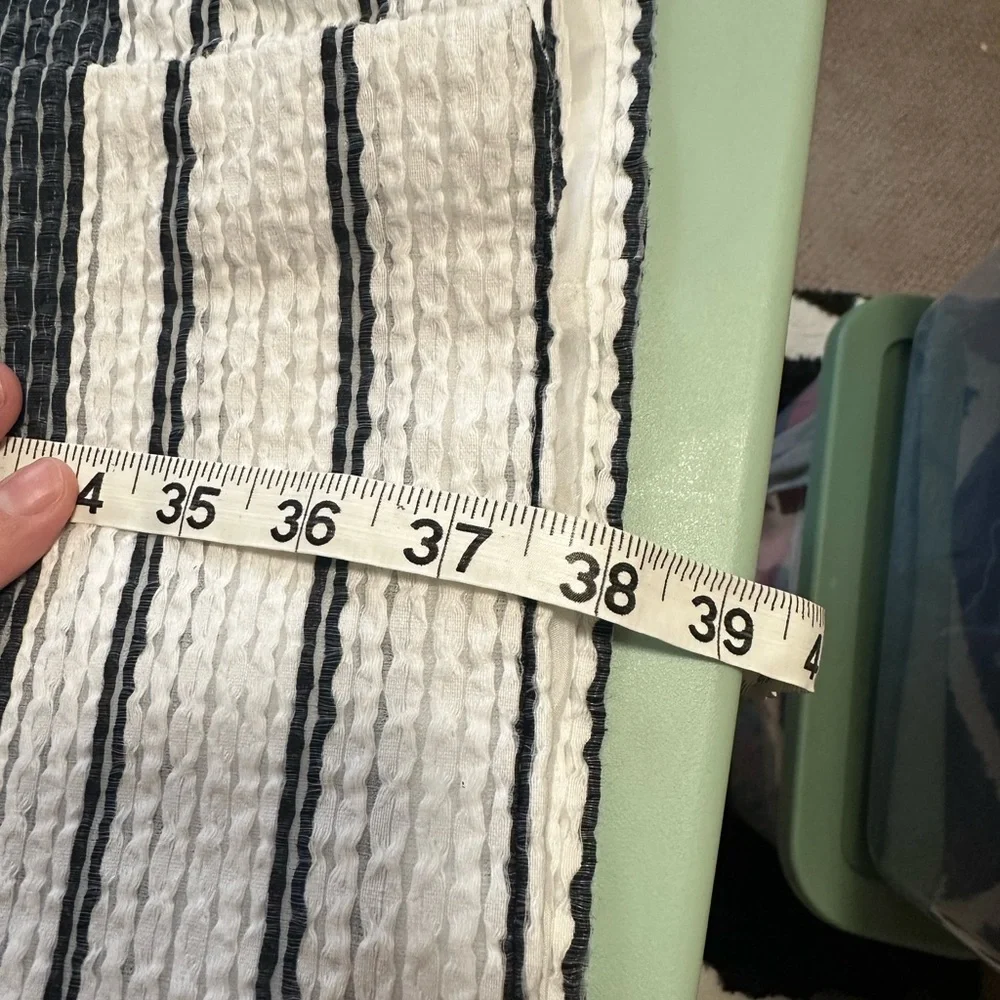 Alice Walk coat black and white cotton lightweight designer luxury size small - Picture 5 of 5